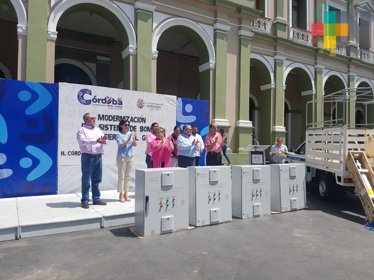 Entregan bombas trifásicas para mejorar suministro de agua potable en zona rural de Córdoba