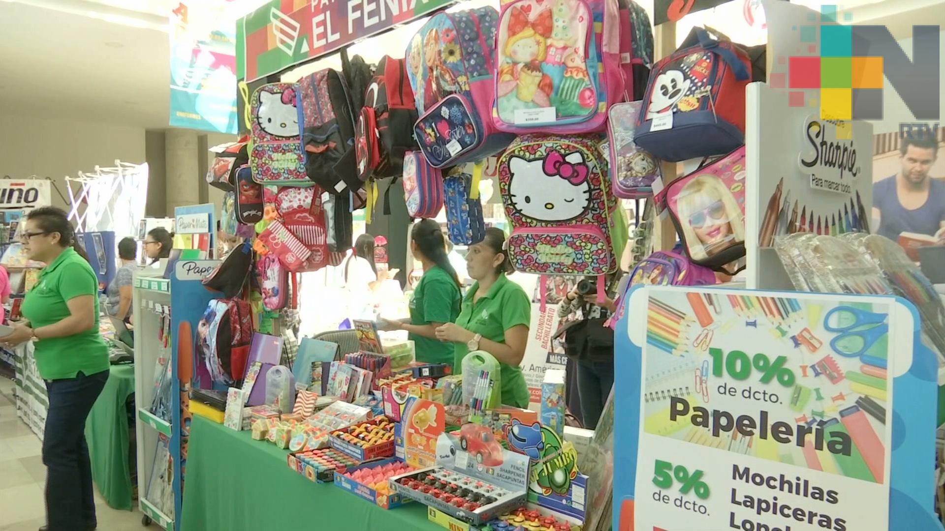 Incrementan 50% las ventas del comercio local relacionadas con útiles escolares: Canaco Xalapa