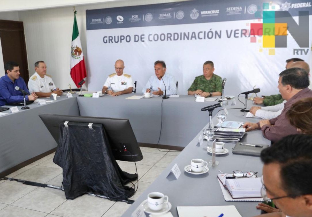 Gobernador Yunes encabeza la reunión 80 del Grupo de Coordinación Veracruz