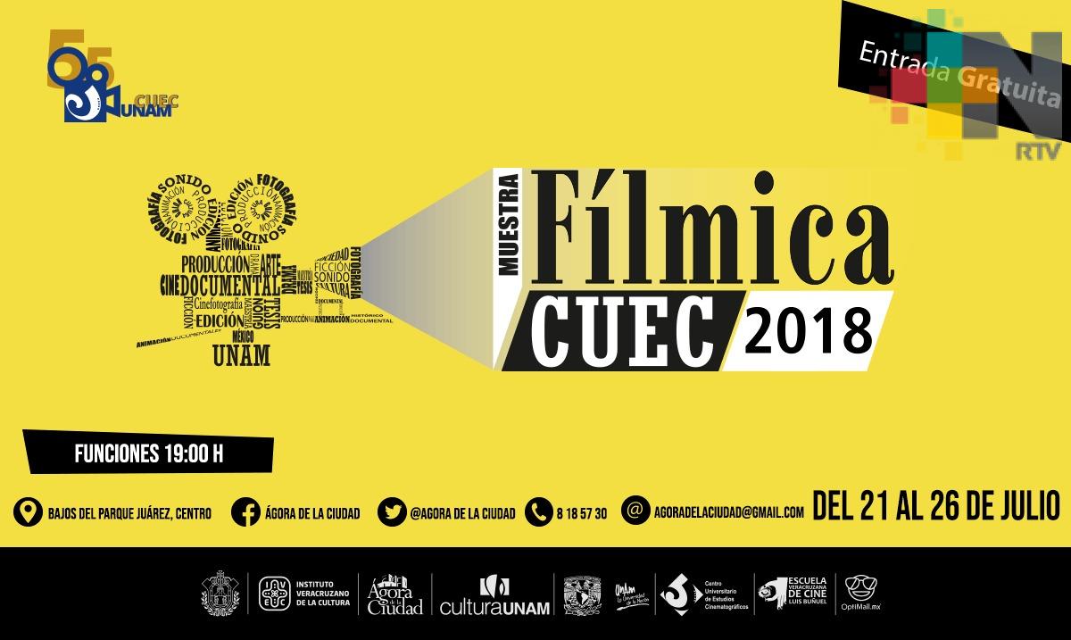 Inicia Muestra fílmica CUEC en el Ágora de la Ciudad. 