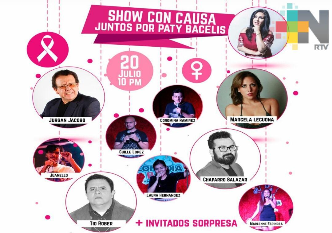 Realizarán show con causa “Juntos por Paty Bacelis” la mamá del stand up