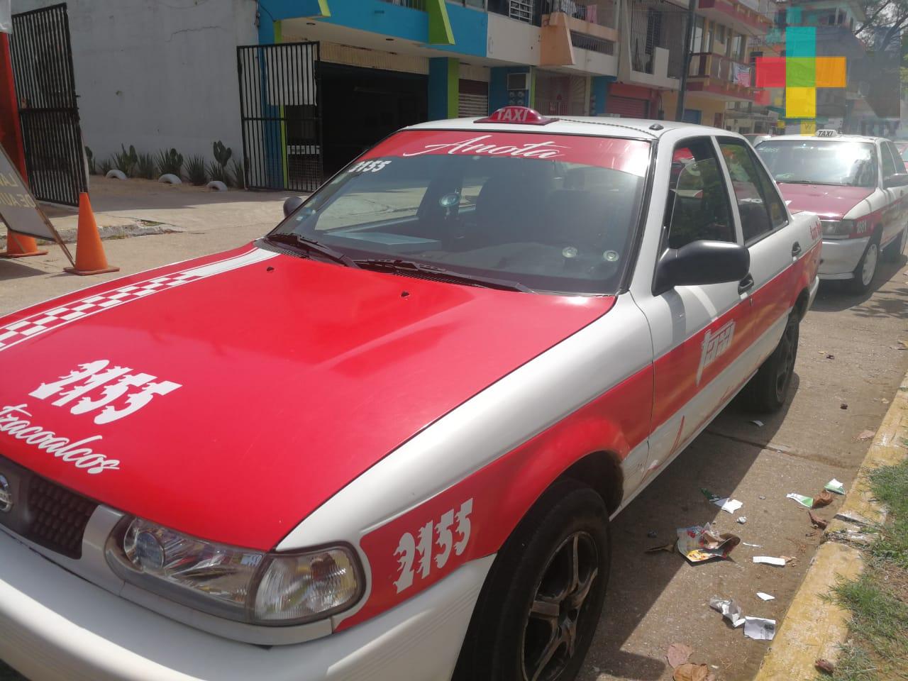 Taxistas de Coatzacoalcos piden se dé seguimiento al reordenamiento vehicular sin importar cambio de administración