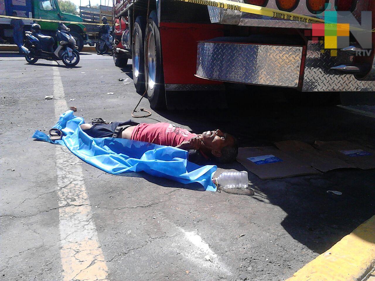 Camión de carga mata a trabajador del mercado Malibrán