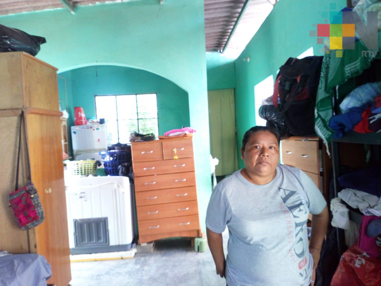 En Coatzacoalcos habitantes afectados por trombas reclaman apoyos