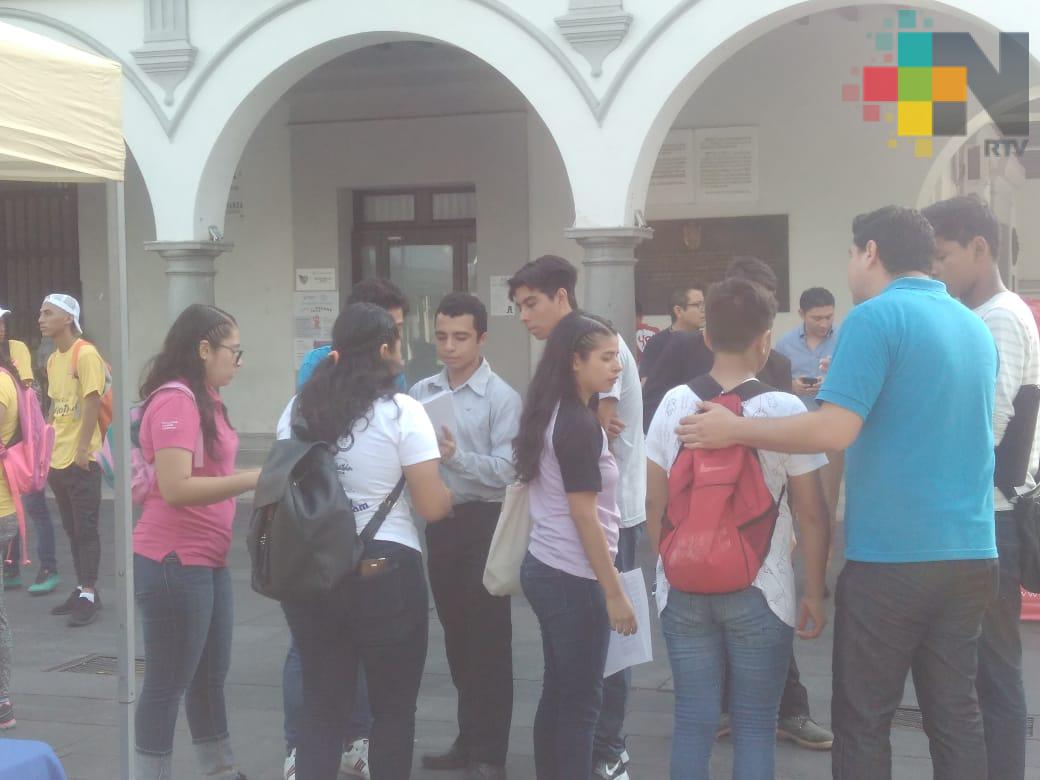 Realizan «Festival de la Juventud» en el Zócalo de Veracruz