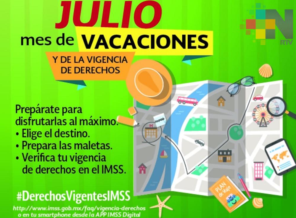 IMSS exhorta a población a tramitar constancia de vigencia