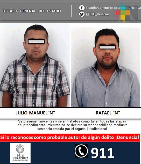 Vinculados a proceso probables responsables de robo a cuentahabientes, en Veracruz