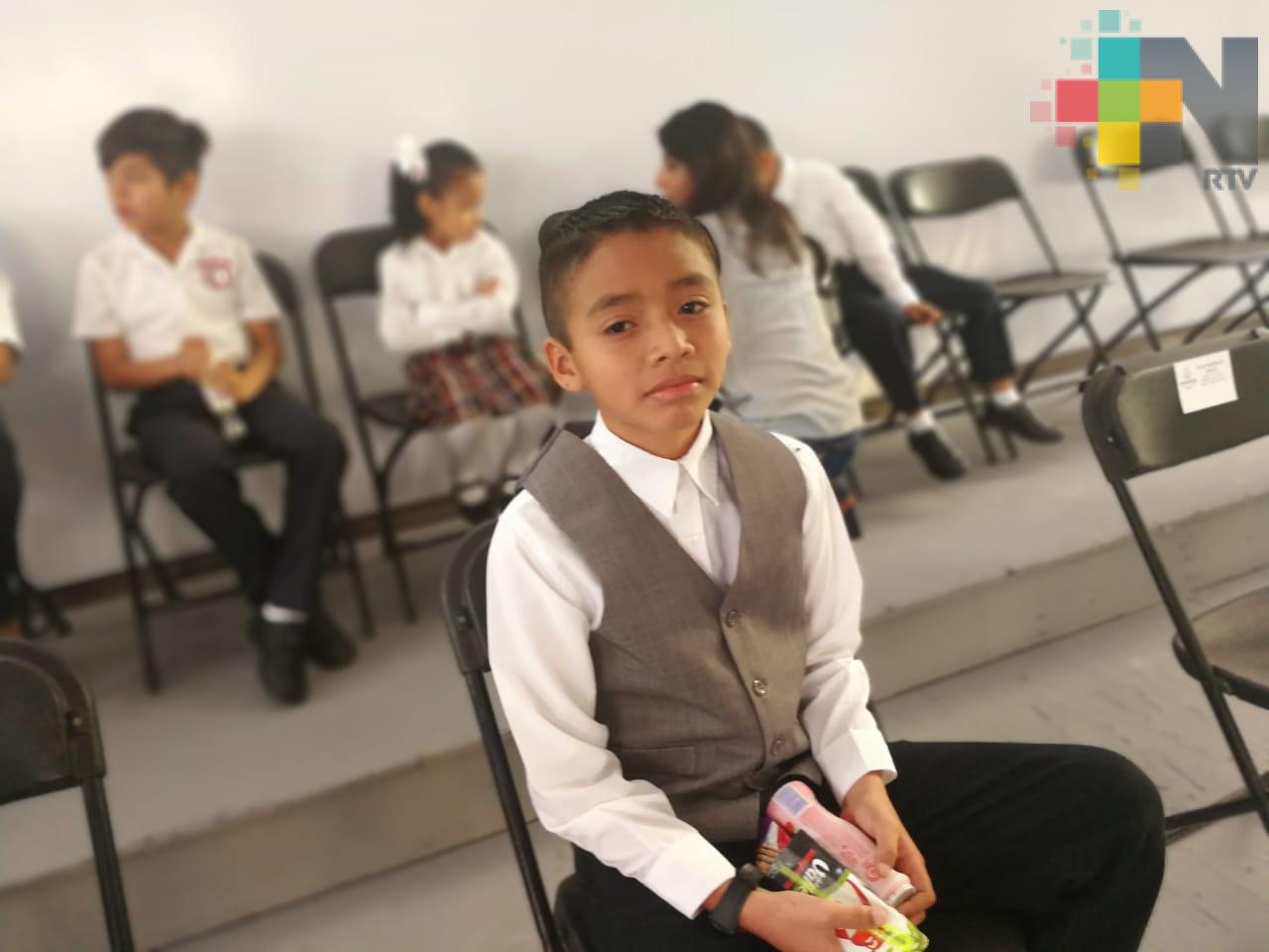 Ganadores de olimpiadas del conocimiento infantil exhortan a niños a cumplir sus sueños