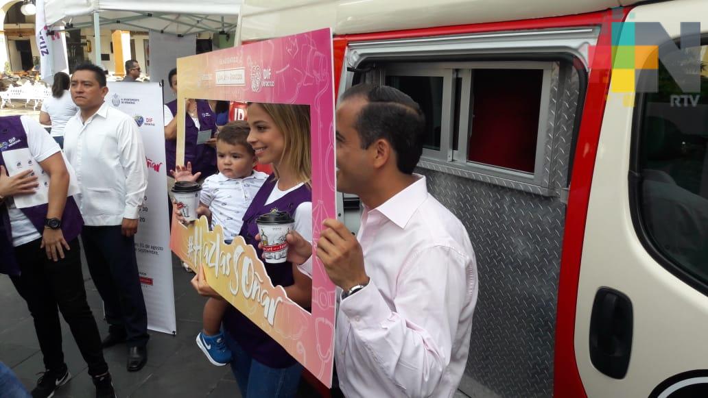 Ayuntamiento y DIF de Veracruz inauguran campaña «Hazlas Soñar»