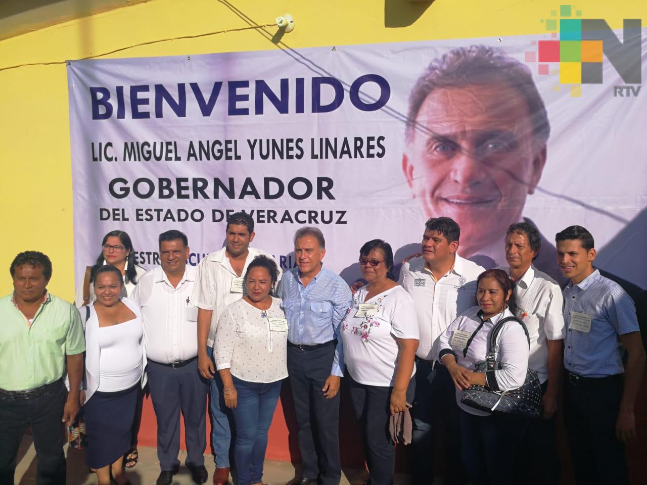 Gobernador Yunes Linares inaugura ciclo escolar 2018-2019