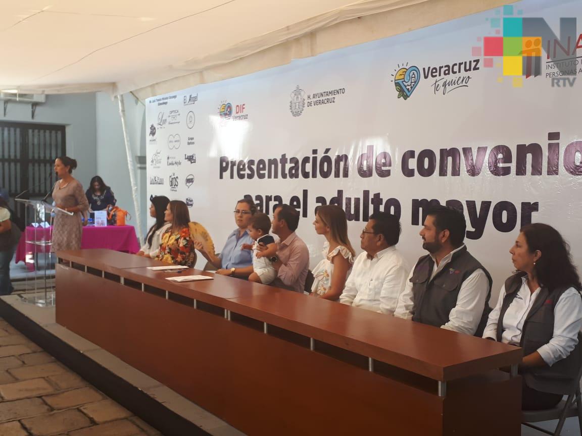 Convenio entre DIF municipal de Veracruz e Inapam beneficiará a personas de la tercera edad