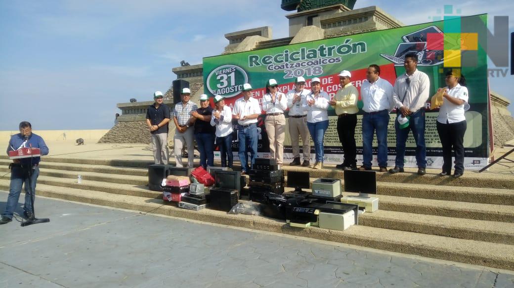 Este viernes se lleva a cabo el «Reciclatrón 2018» en Coatzacoalcos