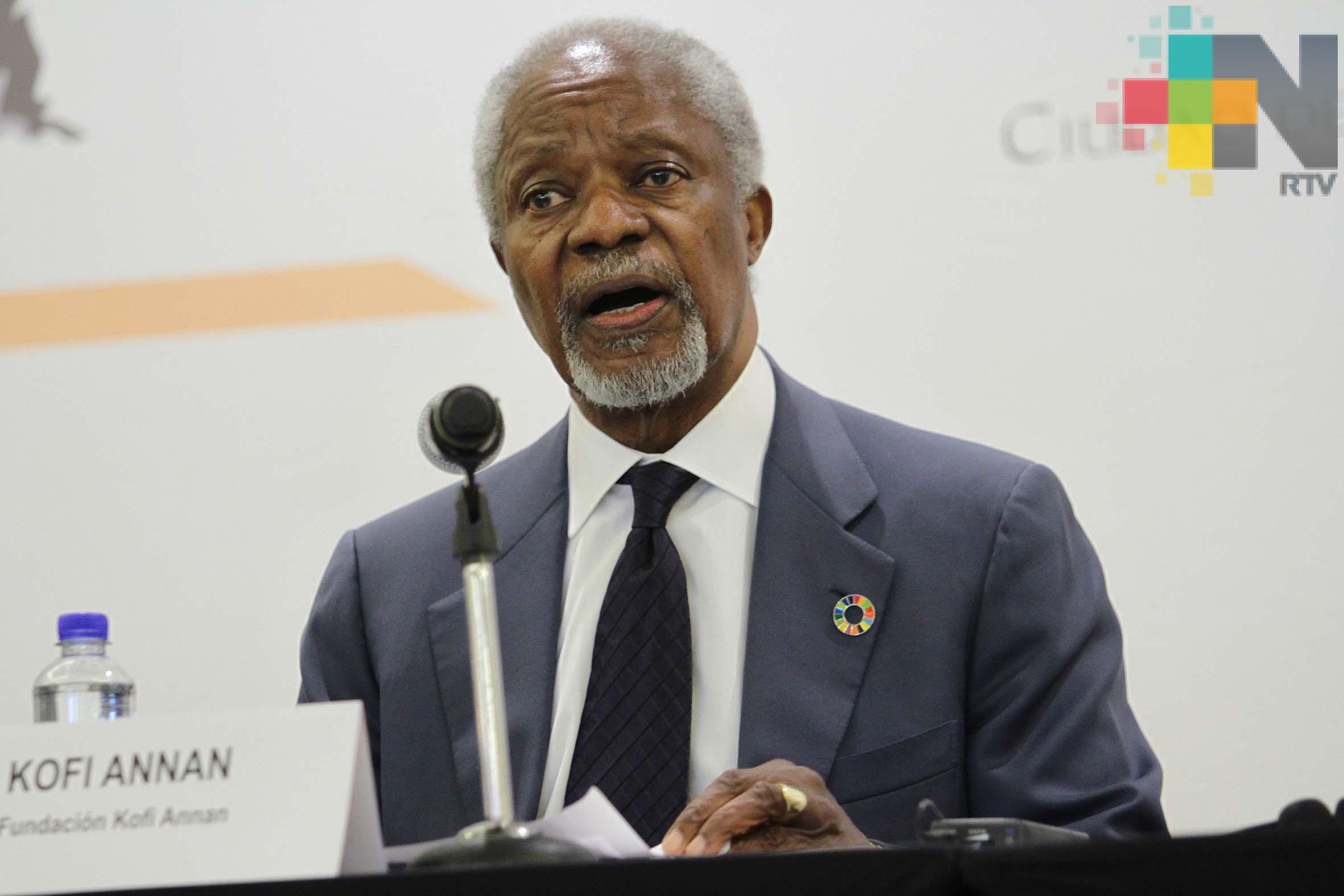 Muere Kofi Annan, ex secretario general de la ONU