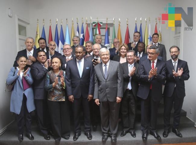 López Obrador ofrece unidad y cooperación a países de América Latina