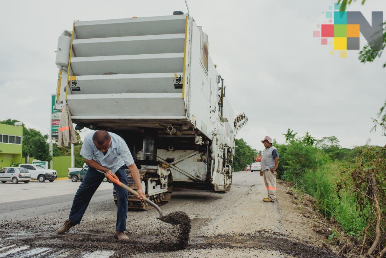 Inician trabajos de rehabilitación del tramo carretero de Cosamaloapan a la autopista