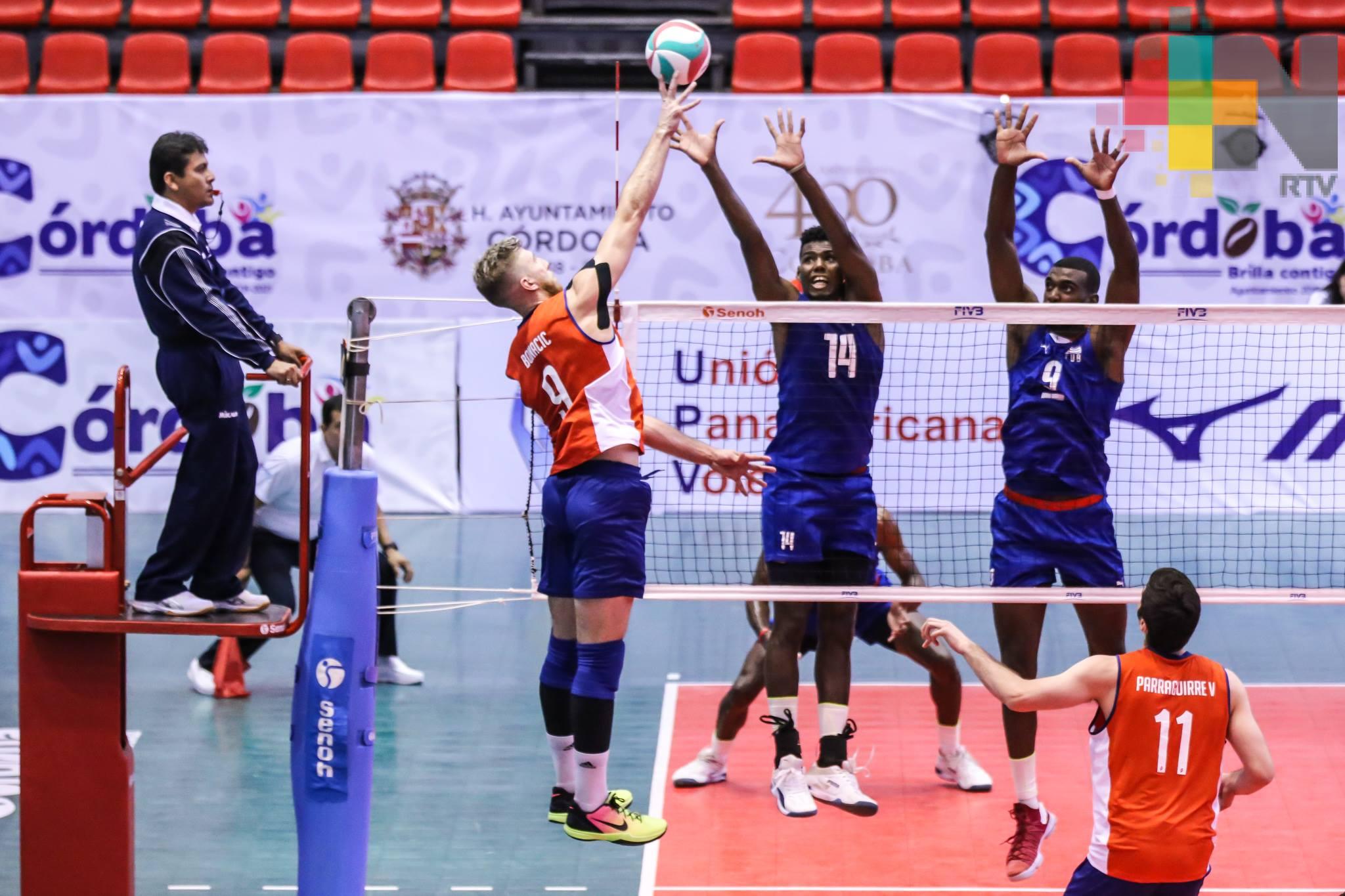 Gana Estados Unidos partido debut de la XIII Copa Panamericana de Voleibol Masculino