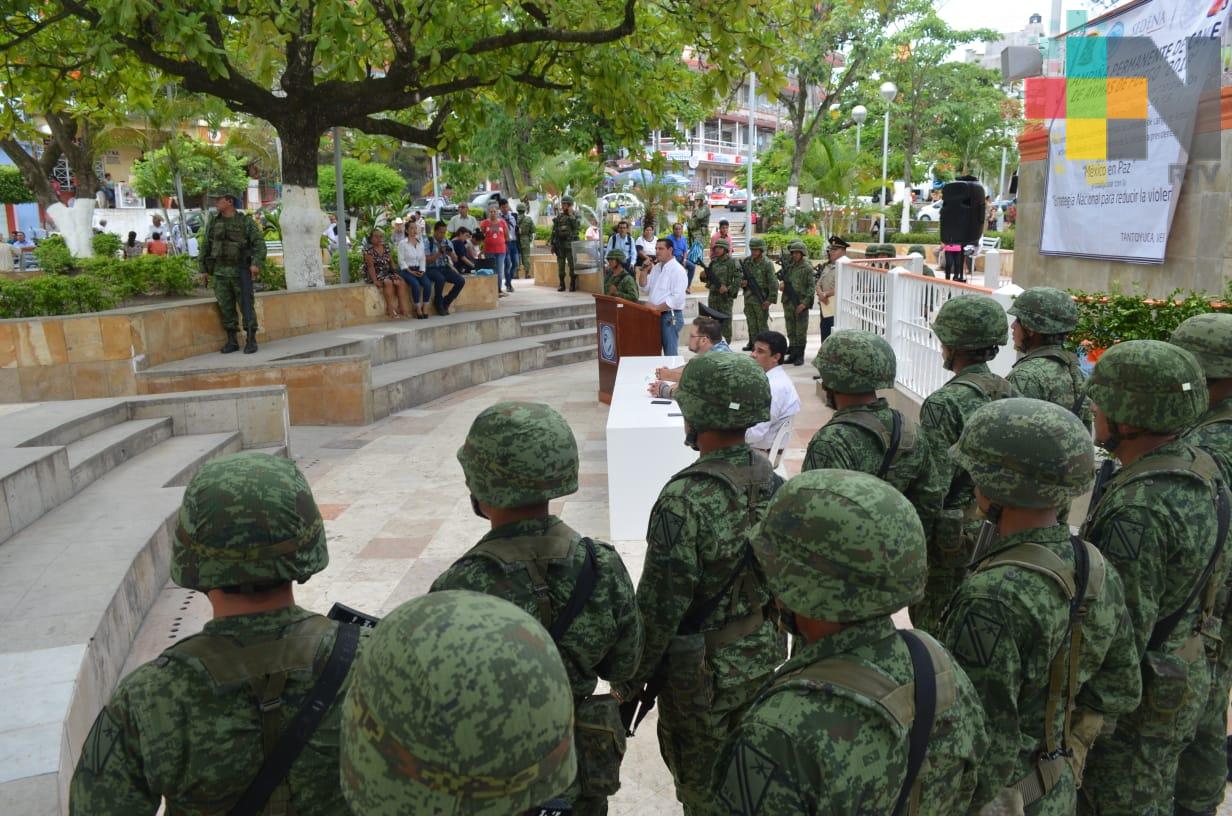Continúa SEDENA canje de armas en Tantoyuca