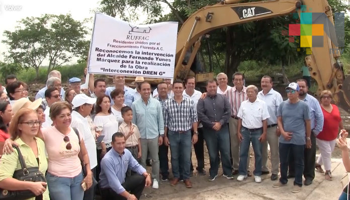 Inician la obra del colector pluvial Laguna Olmeca en Veracruz puerto