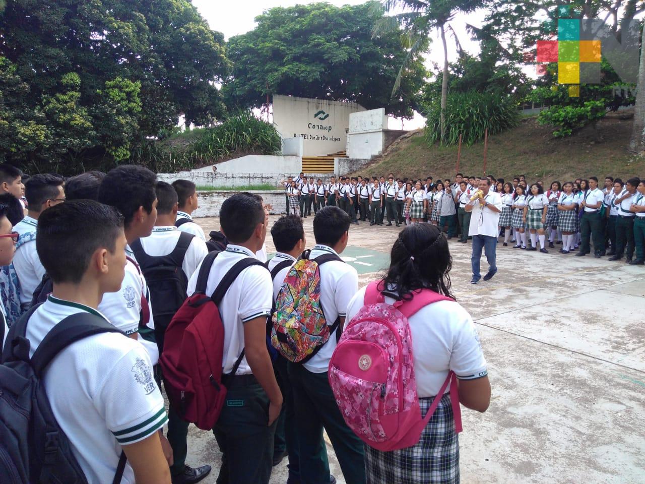 Este ciclo escolar tendrán nuevo modelo educativo en el Conalep de Coatzacoalcos