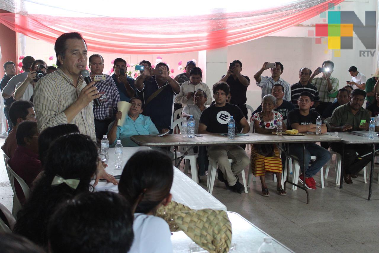 Cuitláhuac reiteró que va a trabajar con todos los alcaldes por igual.