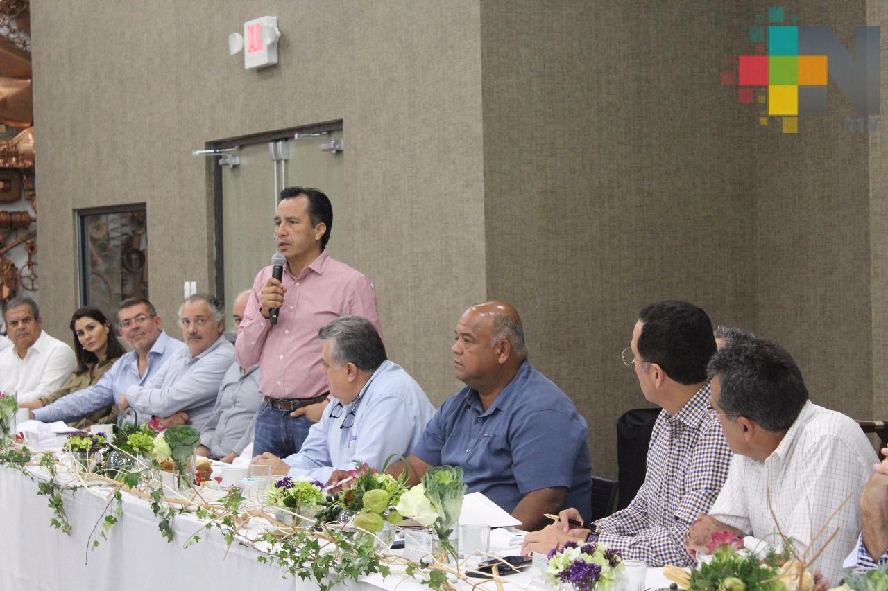 “Tengan la seguridad de que tendrán un gobierno aliado”: Cuitláhuac García a empresarios