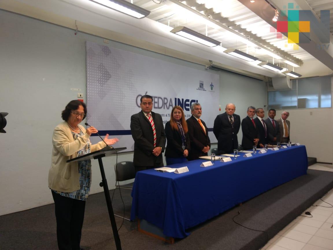 Inauguran Cátedra INEGI en USBI-Xalapa