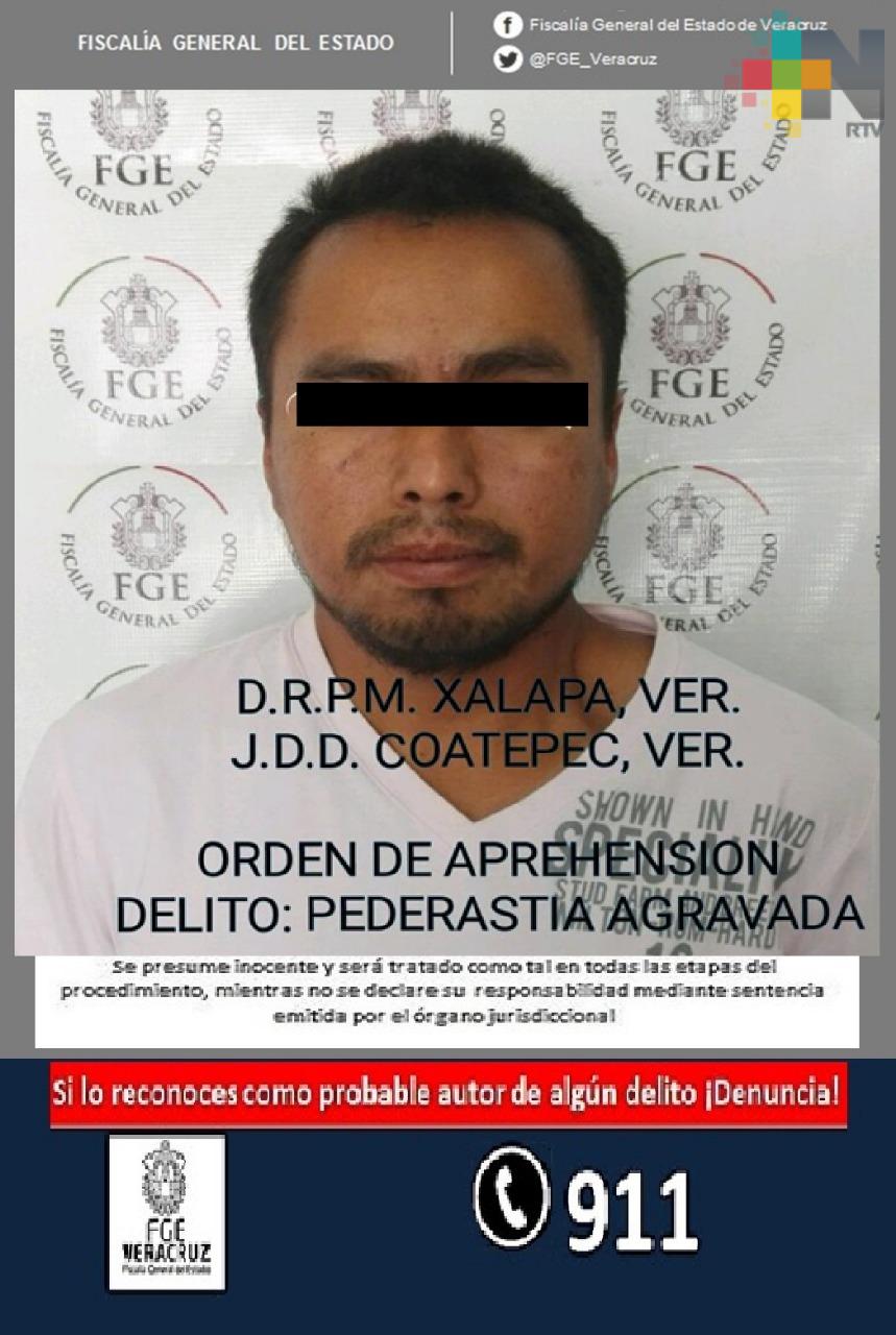 Legaliza Juez detención de imputado por pederastia, en Coatepec