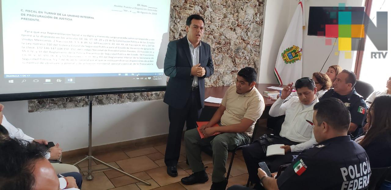 Optimiza Fiscalía Regional Córdoba prácticas de primeros respondientes en Nuevo Sistema de Justicia