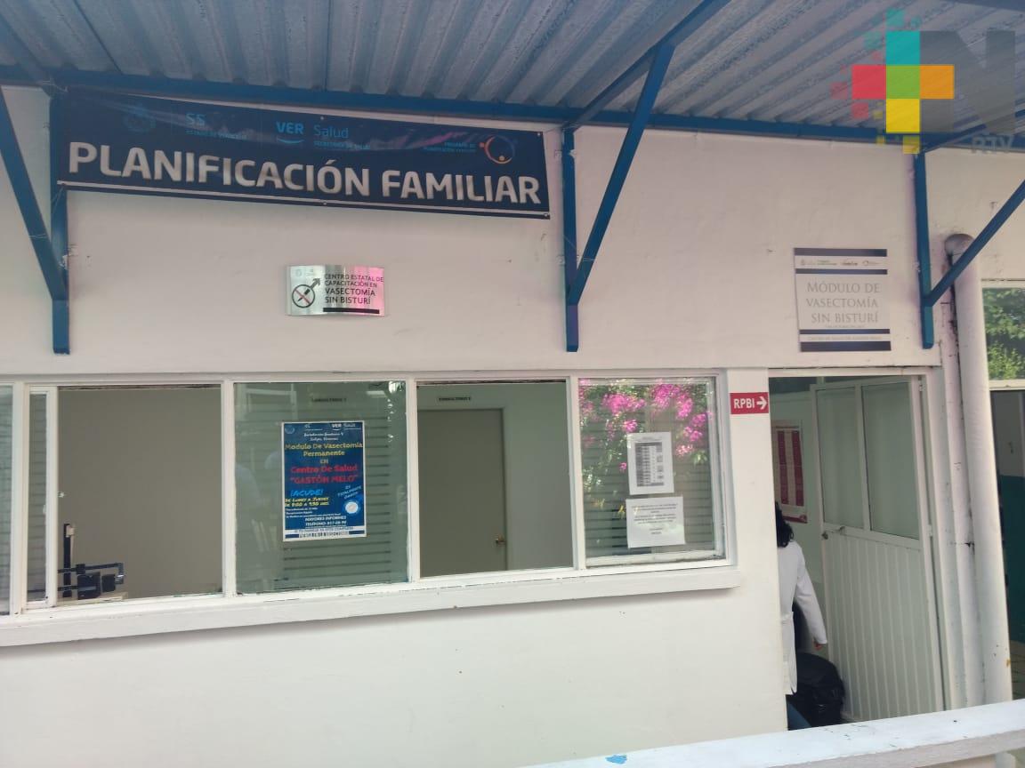 Continúan jornadas de vasectomía en el Centro de Salud «Gastón Melo» de Xalapa