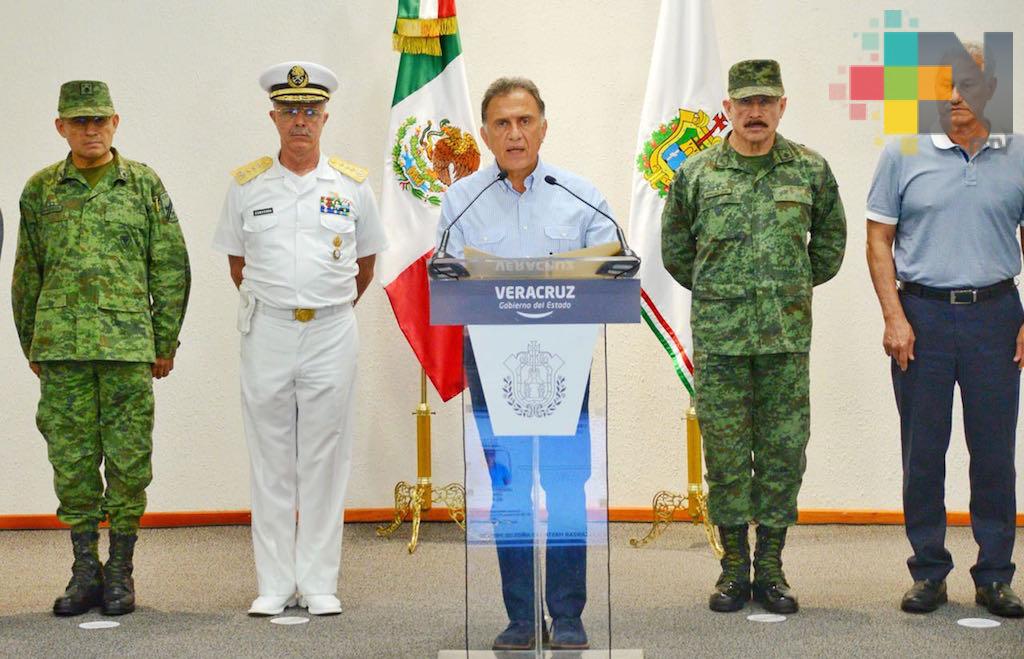 Continúa a la baja la incidencia delictiva en el Estado: Gobernador Yunes