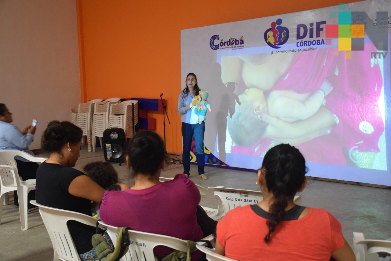 Promueven en Córdoba el consumo de leche materna