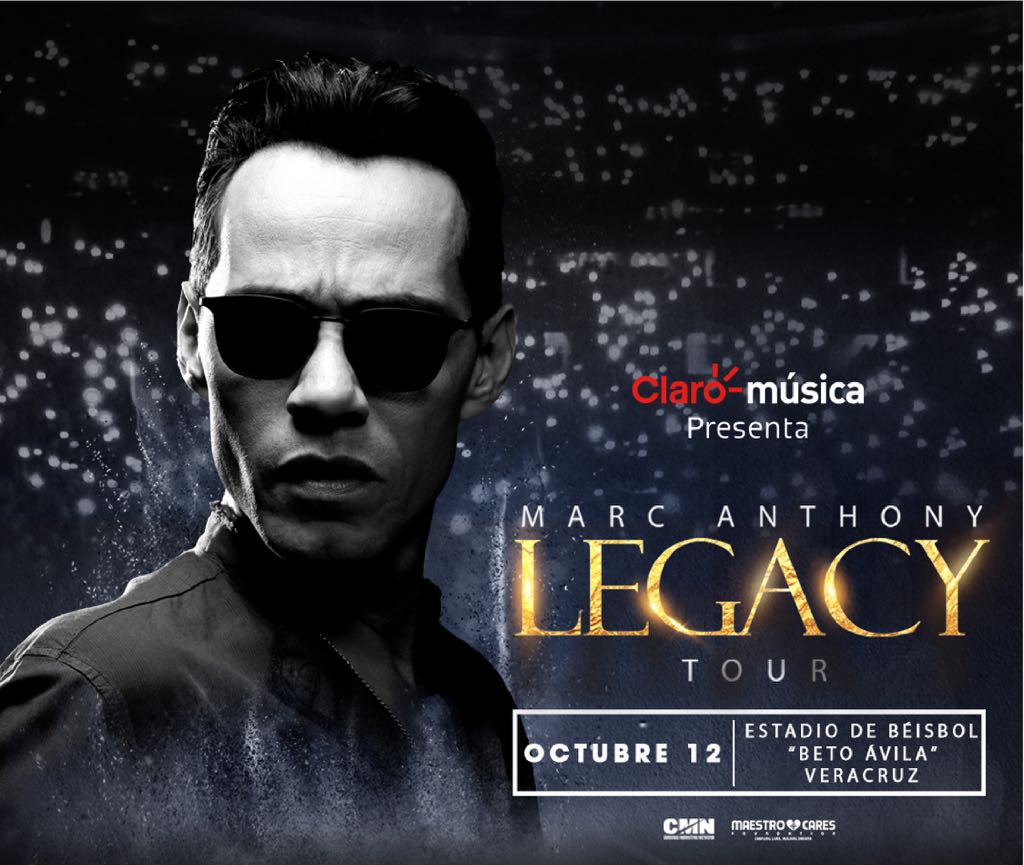Marc Anthony llega a Veracruz con su Gira Legacy Tour