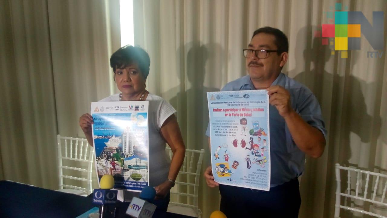 Del 19 al 22 de septiembre realizarán el Congreso Nacional de Enfermeras de Nefrología en Boca del Río