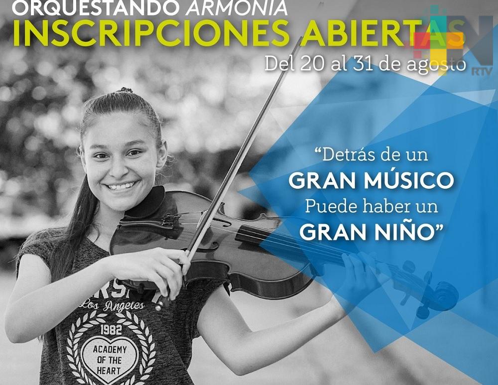 Abiertas inscripciones para formar parte del programa «Orquestando Armonía»