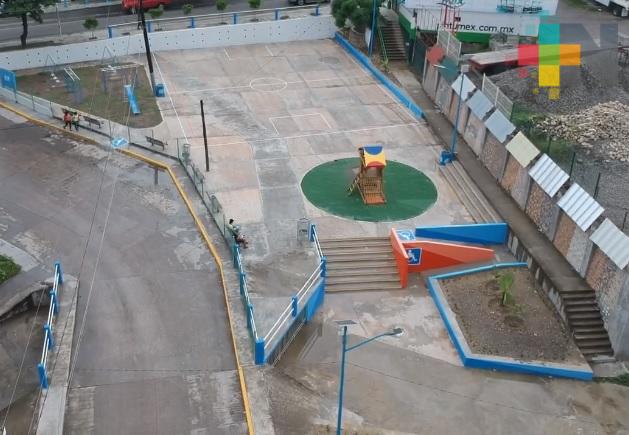 Áreas verdes de Tantoyuca reciben mantenimiento