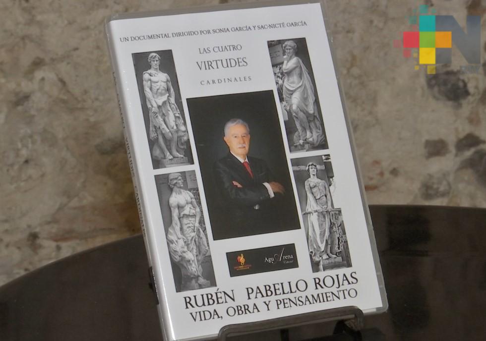 Presentan el documental “Las cuatro virtudes cardinales”, vida y obra de Rubén Pabello Rojas