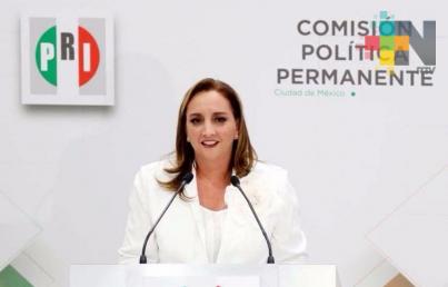 Ruiz Massieu rinde protesta como presidenta del PRI