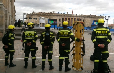 Fuertes medidas de seguridad para transmisión de mando en Colombia