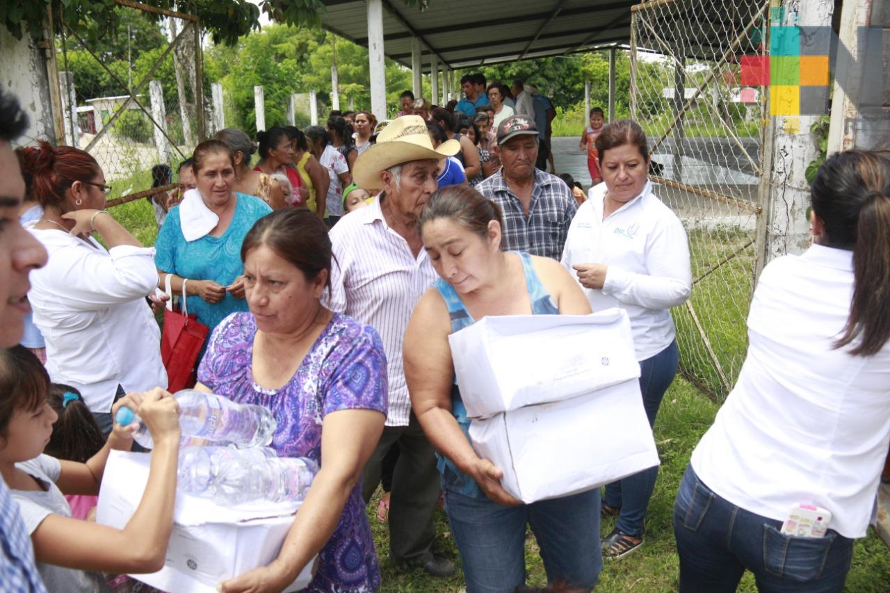 Concluye entrega de apoyos por onda de calor en Martínez de la Torre
