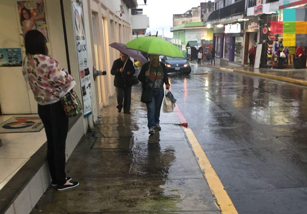Jueves nublado con lluvias, lloviznas y nieblas en el estado de Veracruz