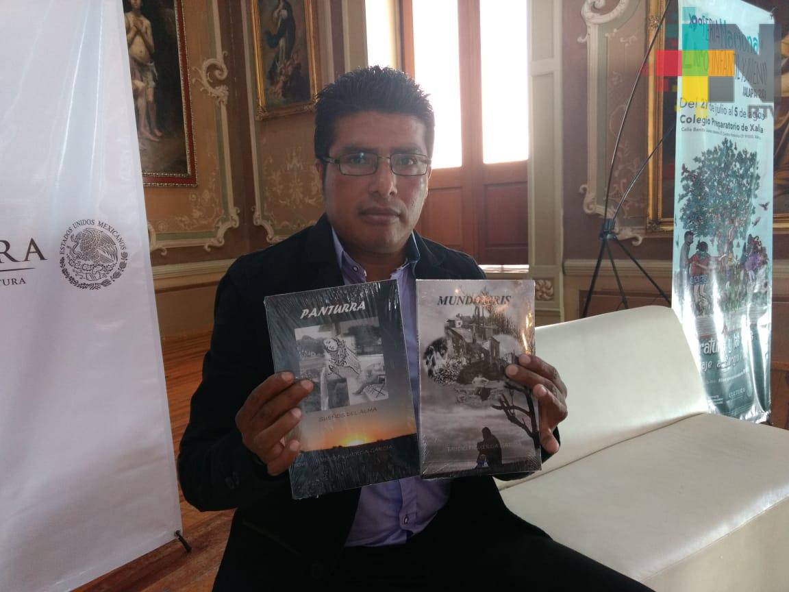 Bricio Figueroa presenta sus libros “Un mundo gris y Panturra”