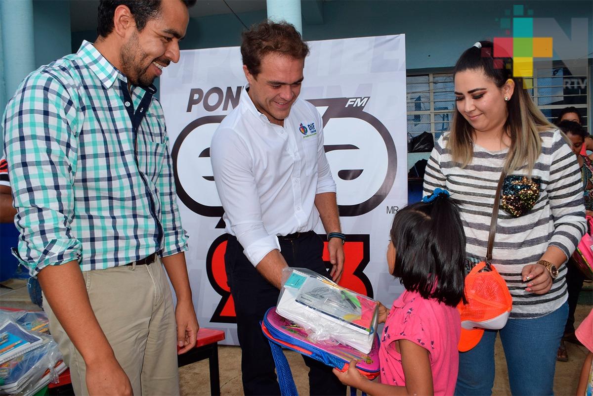 Inicia DIF de Córdoba entrega de útiles escolares en comunidades de la zona rural
