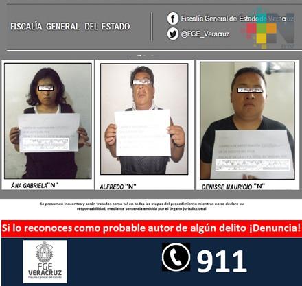 Legaliza Juez detención de tres personas imputadas por narcomenudeo, en Orizaba