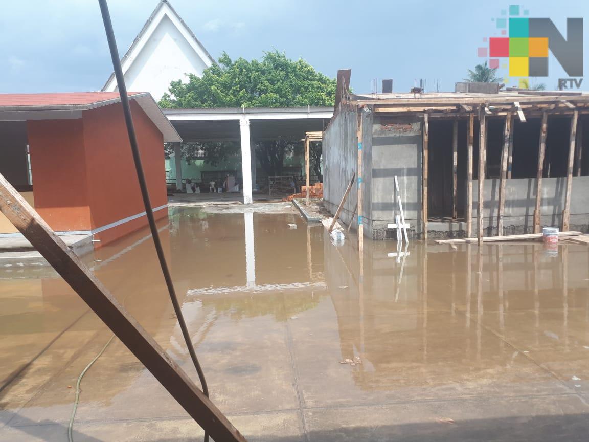 En un mes debe terminar rehabilitación de primaria Ricardo Flores Magón de Boca del Río