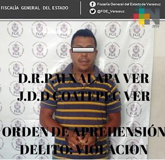 Detiene Policía Ministerial a presunto violador, en Coatepec