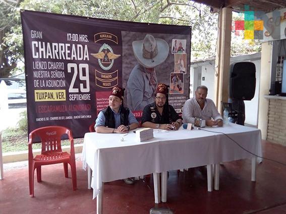 Realizarán charreada para recaudar fondos y ayudar a enfermos, en Tuxpan