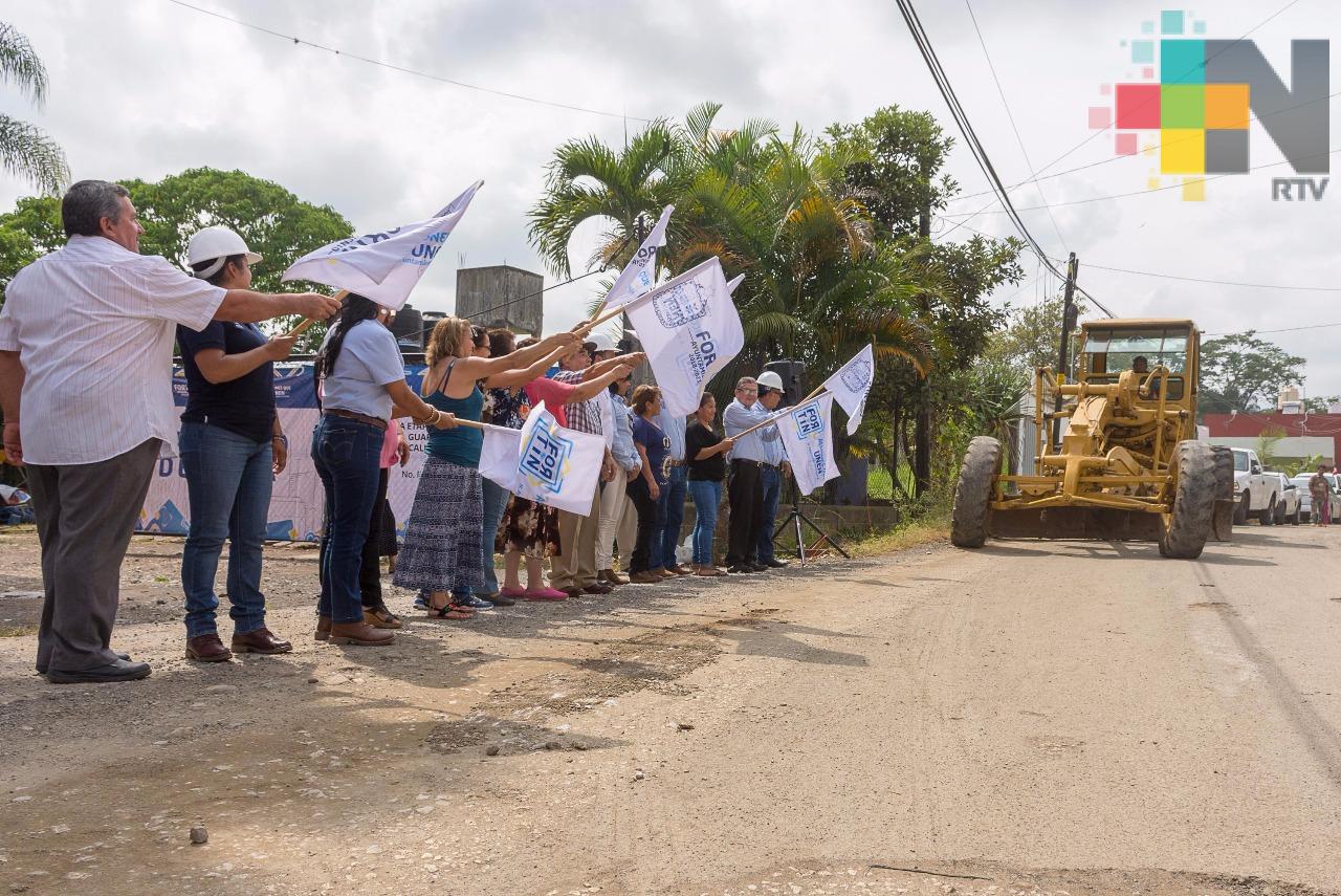 Invierte ayuntamiento de Fortín 2.4 mdp en rehabilitación de calles