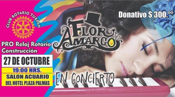 Cantante Flor Amargo se presentará en conocido hotel de Tuxpan