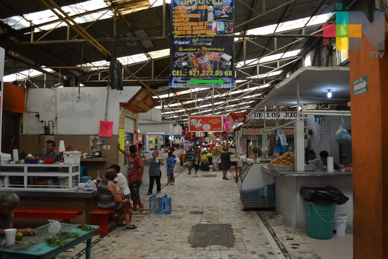 Rehabilitarán mercados de Coatzacoalcos, esperan concluir trabajos en diciembre