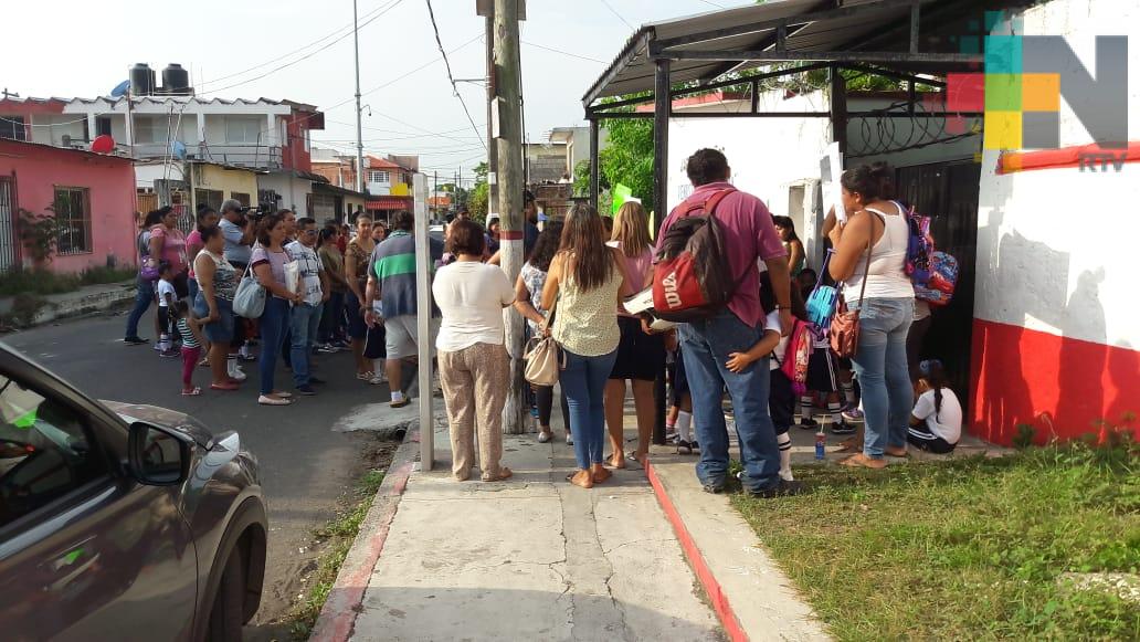 Jardín de niños en Boca del Río sin luz desde hace cuatro meses; piden ayuda a la SEV